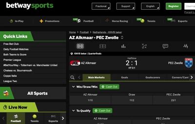 Betway Bookmaker in Ireland .